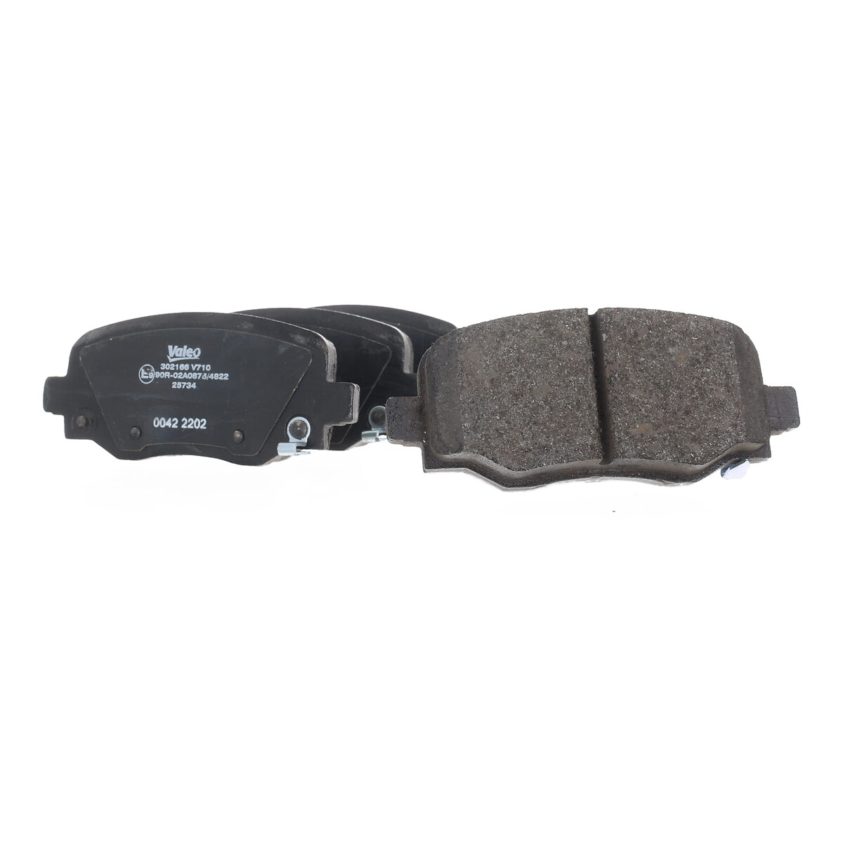 Jeu de 4 plaquettes de frein VALEO ref. 302166